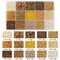 Mix 15 Color Glass Seed Tube Beads Glass Bugle Beads Loose Kit for Jewelry Making DIY Craft Beading (Mix 15 Color, Gold)